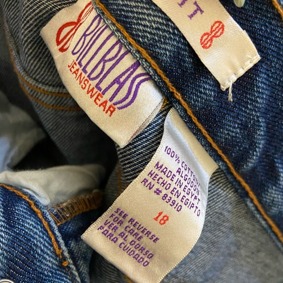 Vintage Bill Blass Dark Wash Easy Fit Mom Jeans - Picture 9 of 10